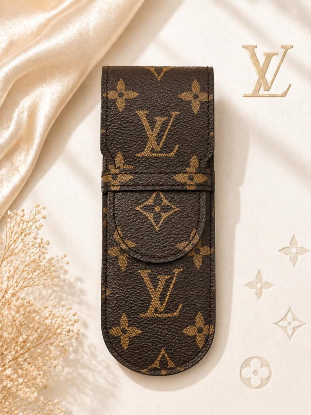 Authentic Louis Vuitton Monogram Glasses Case | Compact & Stylish